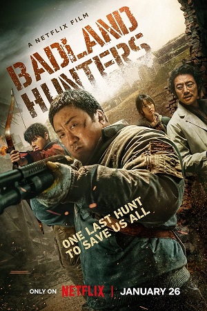 Download Badland Hunters (2024) WebRip [Hindi + Tamil + Telugu + English] ESub 480p 720p 1080p